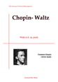 Waltz in E op. posth piano sheet music cover